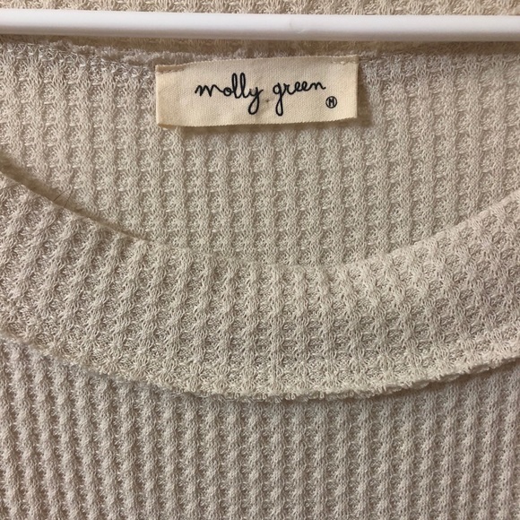 off-shoulder patchwork balloon sleeve✨ - Picture 7 of 7